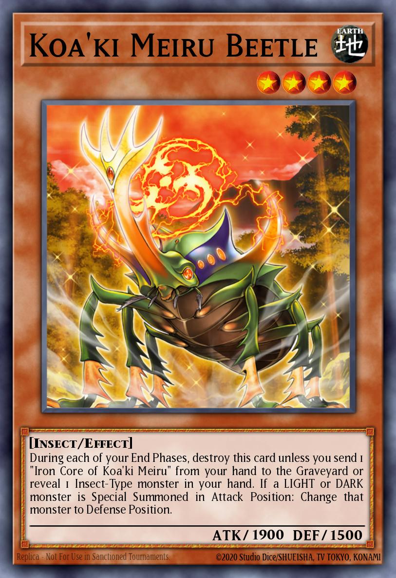 (SP1) YuGiOh TCG SOVR: Stardust Overdrive Single: Koa'ki Meiru Beetle (V.2 - Ultra Rare) Ultra Rare