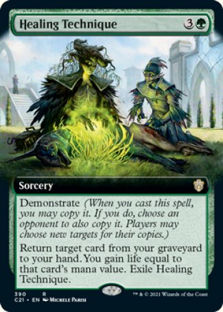 (390) Magic The Gathering Commander: Strixhaven: Extras Single: Healing Technique Rare