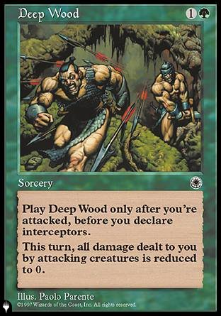 (162) Magic The Gathering The List Single: Deep Wood Uncommon