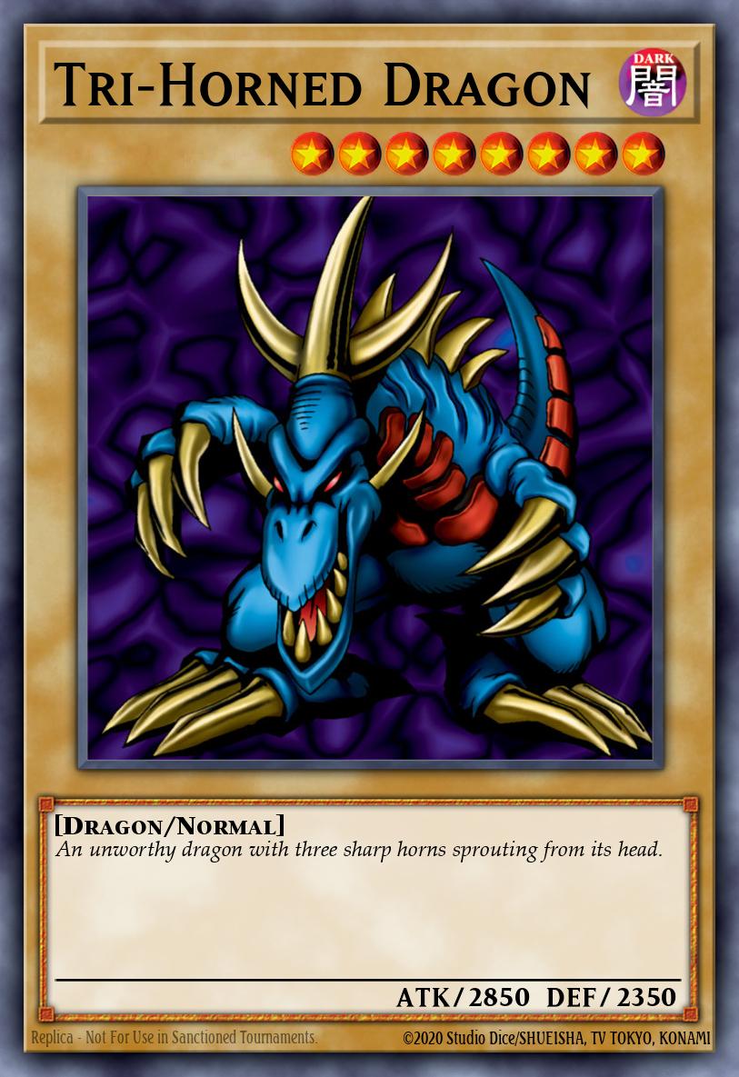 (157) YuGiOh TCG LCYW: Legendary Collection 3: Mega Pack Single: Tri-Horned Dragon Super Rare