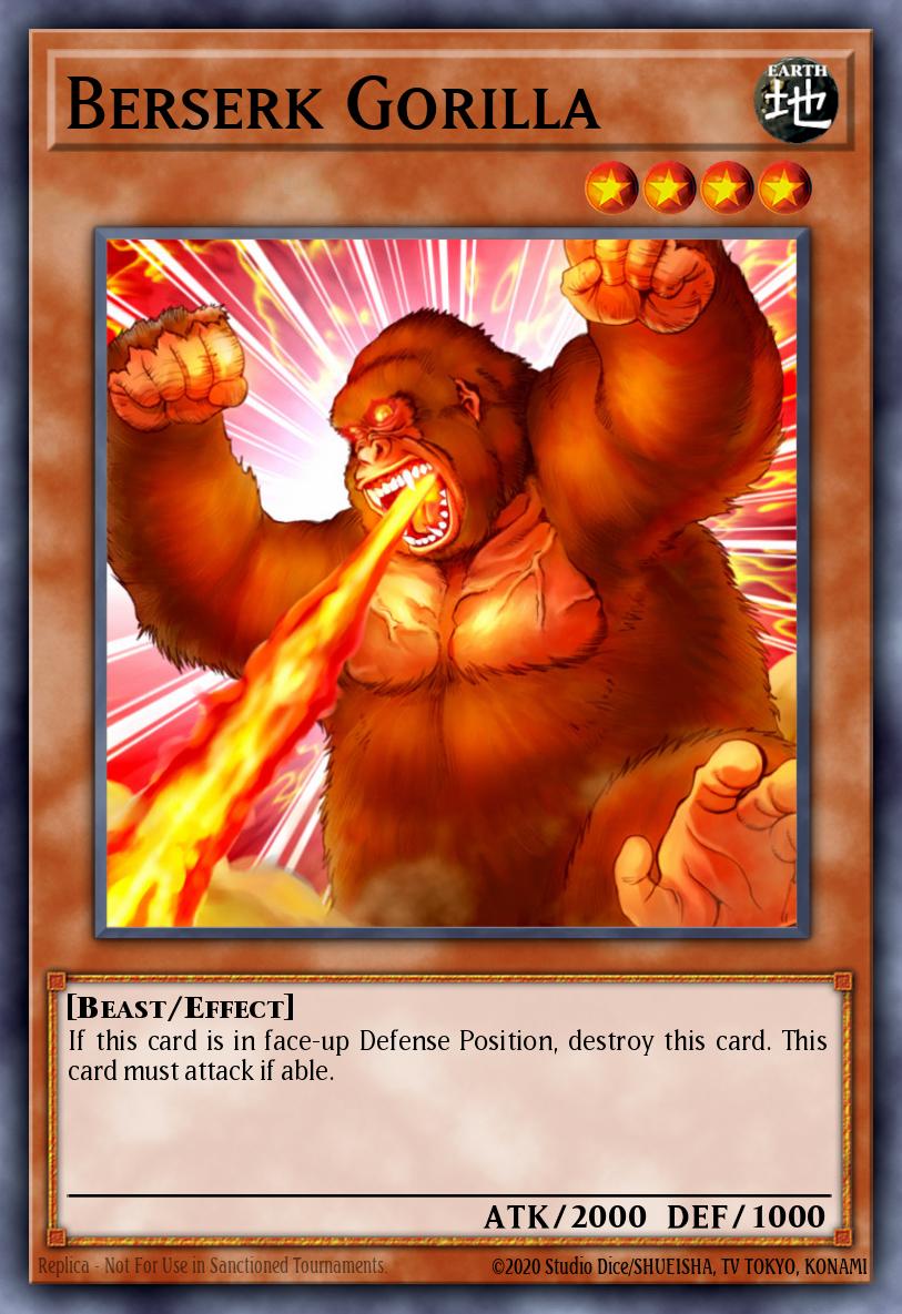 (009) YuGiOh TCG BPW2: Battle Pack 2: War of the Giants - Round 2 Single: Berserk Gorilla Common