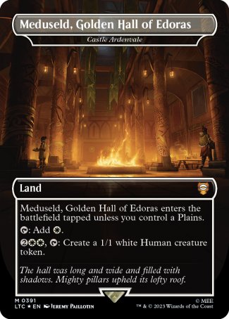 (391) Magic The Gathering Commander: The Lord of the Rings: Tales of Middle-earth: Extras Single: Castle Ardenvale (V.2) Mythic