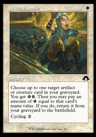 (392) Magic The Gathering Modern Horizons 3: Extras Single: Jolted Awake (V.1) Common