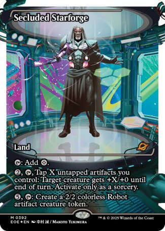 (392) Magic The Gathering Edge of Eternities: Extras Single: Secluded Starforge (V.3) Mythic