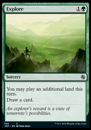(393) Magic The Gathering Jumpstart Single: Explore Common