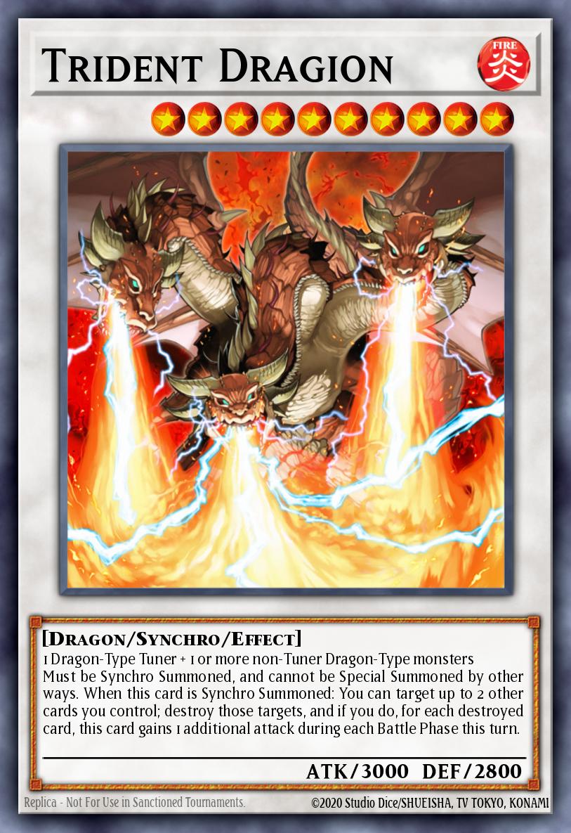 (147) YuGiOh TCG MP24: 25th Anniversary Tin: Dueling Mirrors Single: Trident Dragion Secret Rare