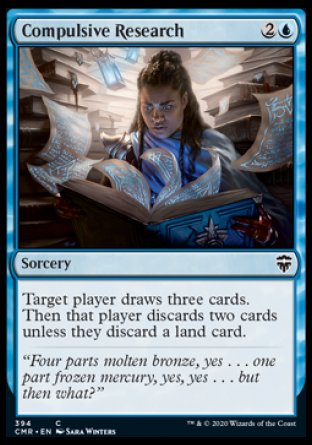 (394/361) Magic The Gathering Commander Legends: Extras Single: Compulsive Research Common
