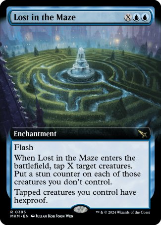 (395) Magic The Gathering Murders at Karlov Manor: Extras Single: Lost in the Maze Rare