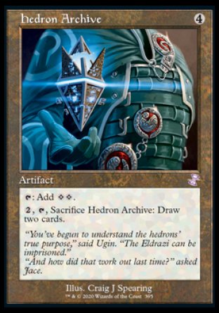(395) Magic The Gathering Time Spiral Remastered: Extras Single: Hedron Archive Holo Time Shifted