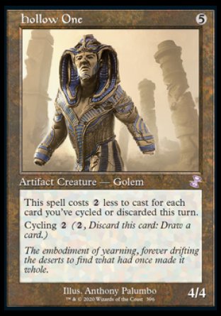 (396) Magic The Gathering Time Spiral Remastered: Extras Single: Hollow One Holo Time Shifted