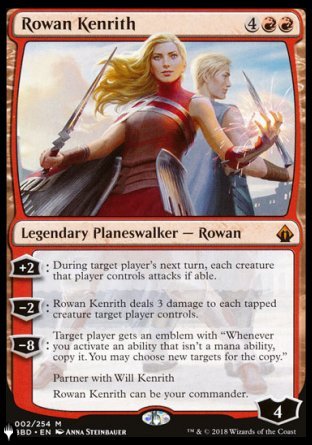 (002) Magic The Gathering The List Single: Rowan Kenrith Mythic