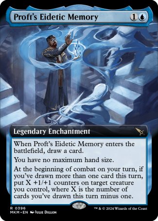 (396) Magic The Gathering Murders at Karlov Manor: Extras Single: Proft's Eidetic Memory Holo Rare