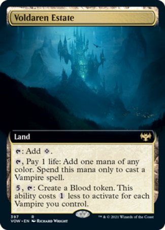 (397) Magic The Gathering Innistrad: Crimson Vow: Extras Single: Voldaren Estate Rare