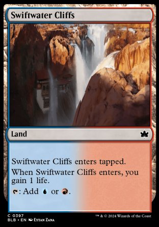 (397) Magic The Gathering Bloomburrow: Extras Single: Swiftwater Cliffs Common