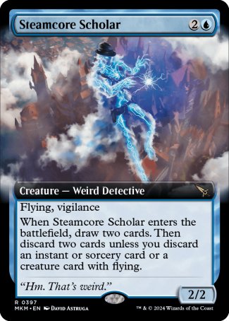 (397) Magic The Gathering Murders at Karlov Manor: Extras Single: Steamcore Scholar Rare