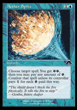 (398) Magic The Gathering Modern Horizons 3: Extras Single: Aether Spike Common