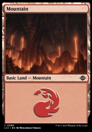 (398) Magic The Gathering The Lost Caverns of Ixalan: Extras Single: Swamp (V.2) Holo Land