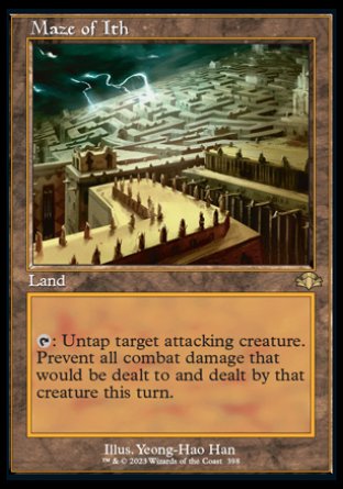 (398) Magic The Gathering Dominaria Remastered: Extras Single: Maze of Ith (V.1) Rare