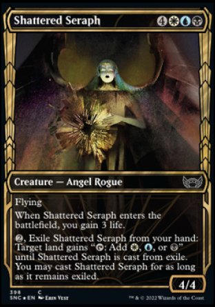 (398) Magic The Gathering Streets of New Capenna: Extras Single: Shattered Seraph (V.2) Holo Common