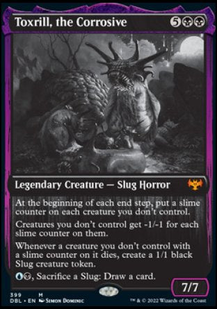 (399) Magic The Gathering Innistrad: Double Feature Single: Toxrill, the Corrosive Holo Mythic