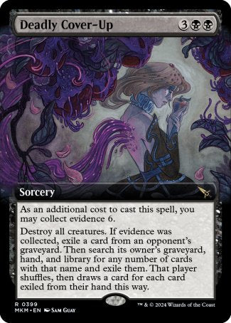 (399) Magic The Gathering Murders at Karlov Manor: Extras Single: Deadly Cover-Up Rare