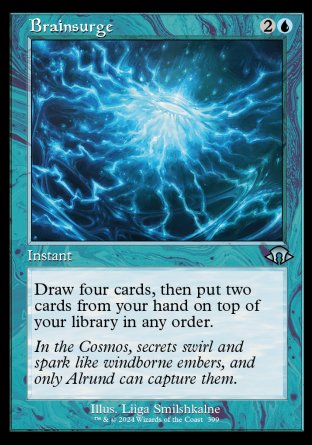 (399) Magic The Gathering Modern Horizons 3: Extras Single: Brainsurge Holo Uncommon