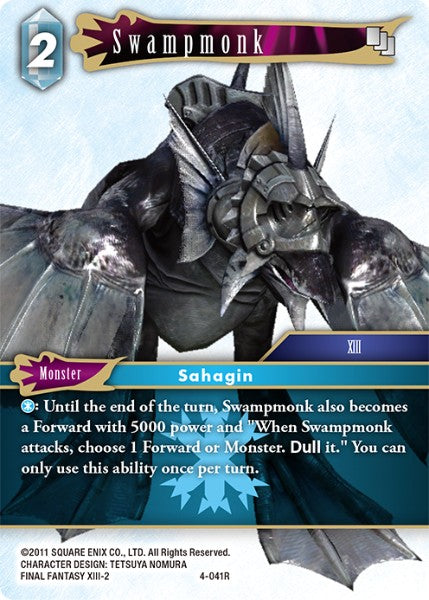 (041) Final Fantasy TCG Opus IV Single: Swampmonk (4-041) Holo Rare