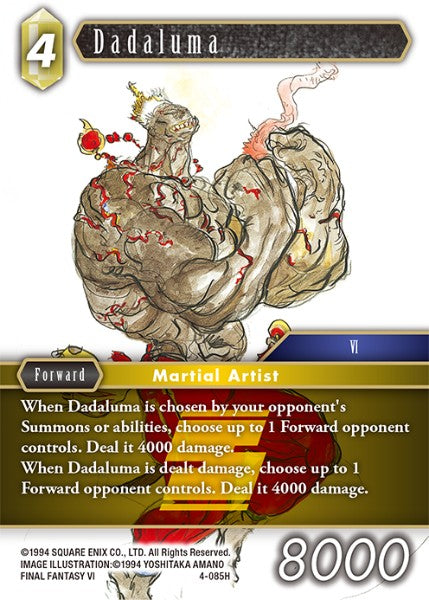 (085) Final Fantasy TCG Opus IV Single: Dadaluma (4-085) Hero