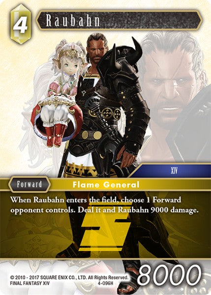 (096) Final Fantasy TCG Opus IV Single: Raubahn (4-096) Hero