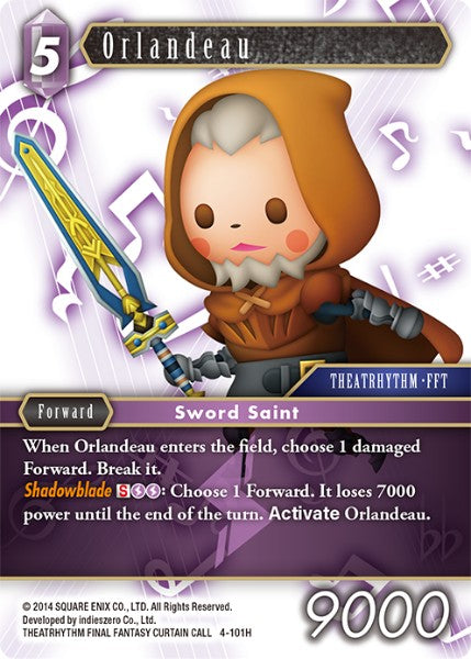 (101) Final Fantasy TCG Opus IV Single: Orlandeau (4-101) Holo Hero