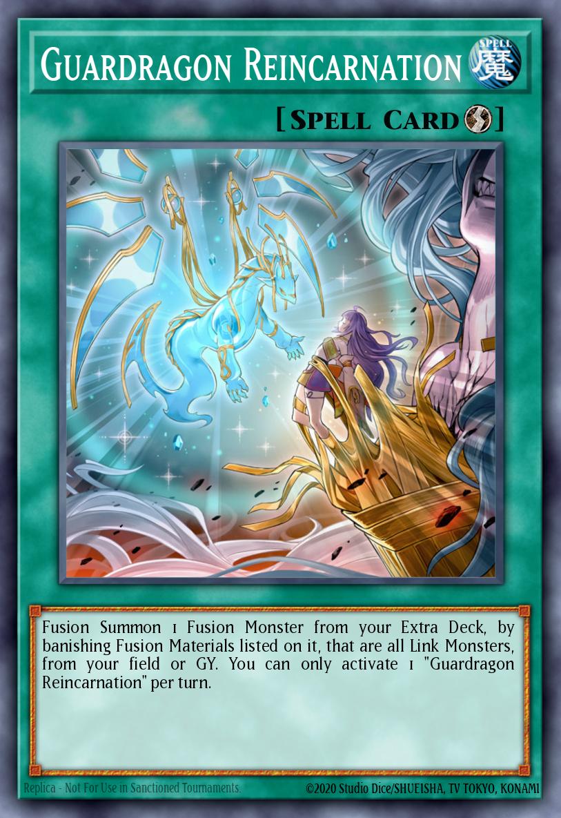 (077) YuGiOh TCG MP20: 2020 Tin of Lost Memories Mega Pack Single: Guardragon Reincarnation Common