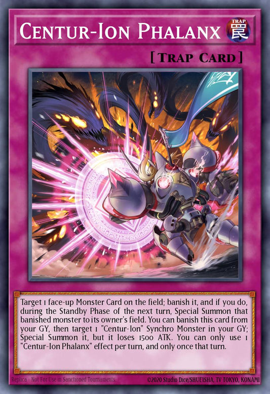 (295) YuGiOh TCG MP25: 2025 Mega-Pack Tin Single: Centur-Ion Phalanx  Ultra Rare