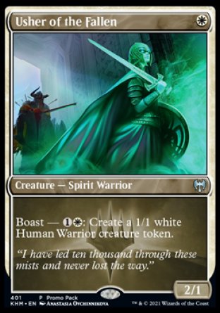 (401) Magic The Gathering Kaldheim: Promos Single: Usher of the Fallen Holo Uncommon