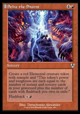 (401) Magic The Gathering Innistrad Remastered: Extras Single: Seize the Storm Holo Common