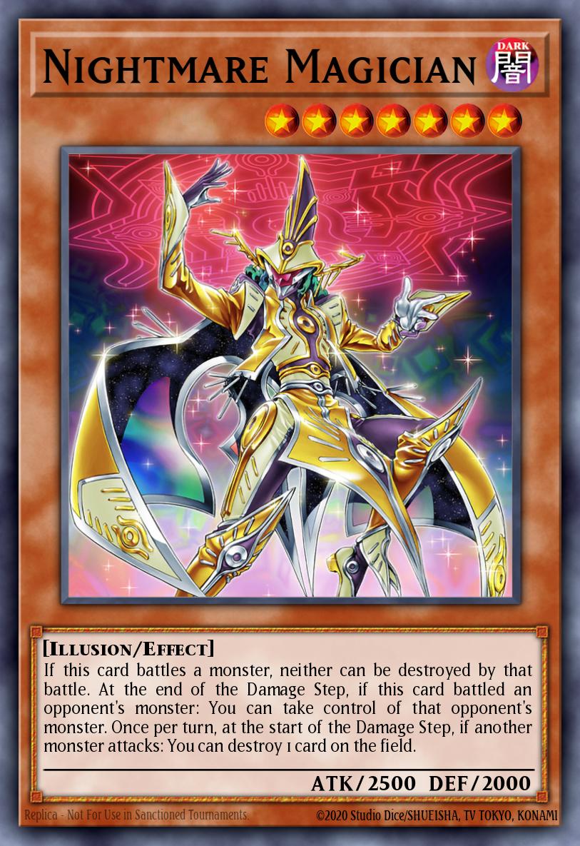 (093) YuGiOh TCG MP24: 25th Anniversary Tin: Dueling Mirrors Single: Nightmare Magician Secret Rare