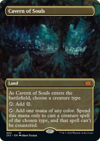 (402) Magic The Gathering Double Masters 2022: Extras Single: Cavern of Souls (V.1) Mythic