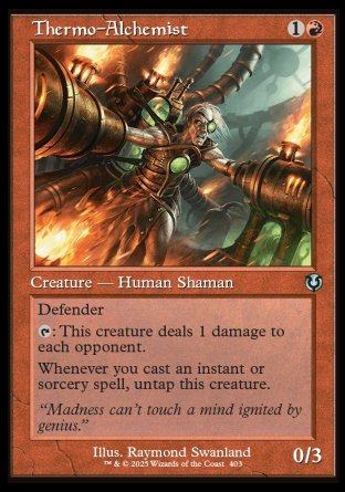(403) Magic The Gathering Innistrad Remastered: Extras Single: Thermo-Alchemist Uncommon