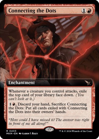 (403) Magic The Gathering Murders at Karlov Manor: Extras Single: Connecting the Dots Holo Rare