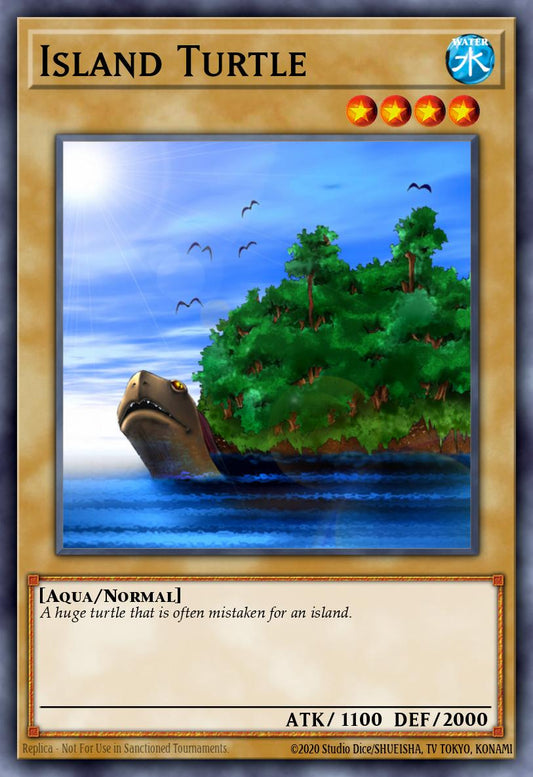 (EN095) YuGiOh TCG PSV: Pharaoh's Servant Single: Island Turtle (V.3 - Common)  Common