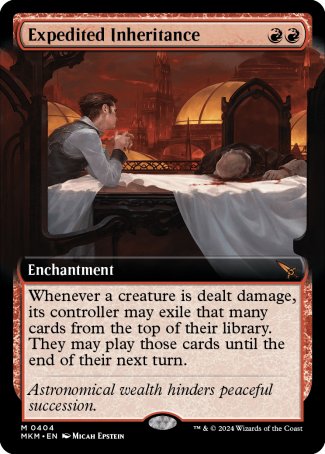 (404) Magic The Gathering Murders at Karlov Manor: Extras Single: Expedited Inheritance Mythic