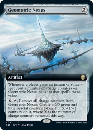 (404) Magic The Gathering Commander: Strixhaven: Extras Single: Geometric Nexus Rare