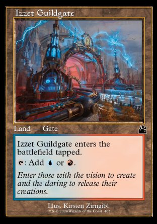(405) Magic The Gathering Ravnica Remastered: Extras Single: Izzet Guildgate Common