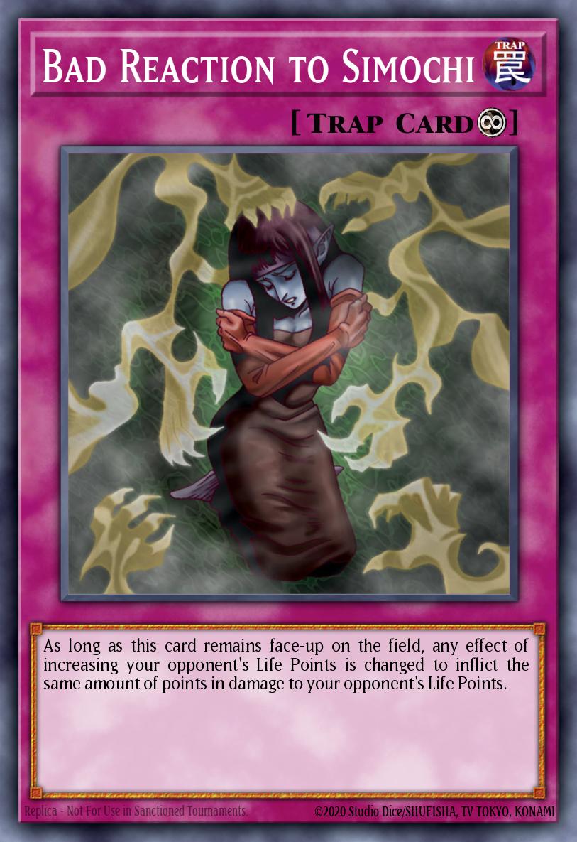 (202) YuGiOh TCG DB2: Dark Beginning 2 Single: Bad Reaction to Simochi Common