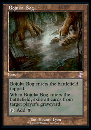 (406) Magic The Gathering Time Spiral Remastered: Extras Single: Bojuka Bog Holo Time Shifted