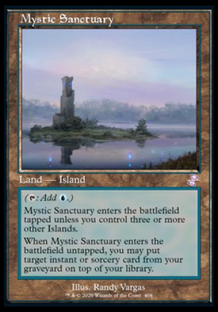 (408) Magic The Gathering Time Spiral Remastered: Extras Single: Mystic Sanctuary Holo Time Shifted