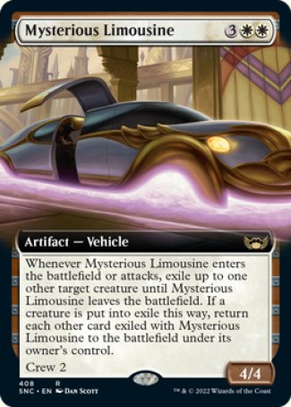 (408) Magic The Gathering Streets of New Capenna: Extras Single: Mysterious Limousine Holo Rare