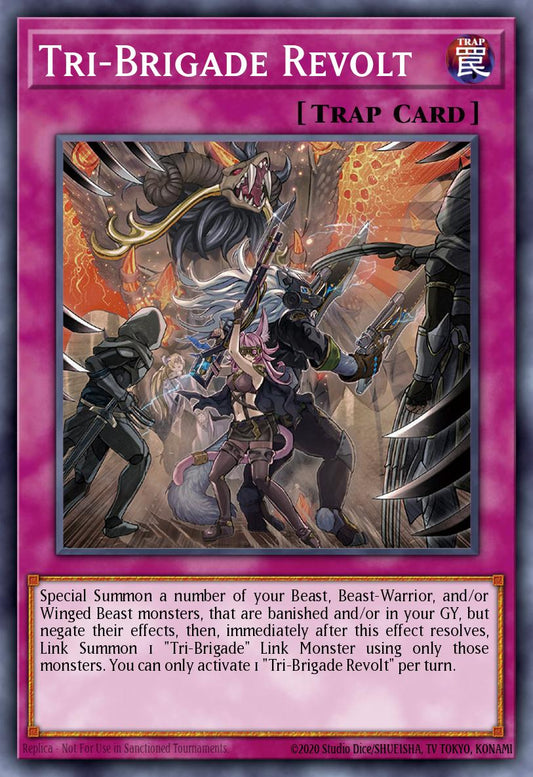 (079) YuGiOh TCG RA01: 25th Anniversary Rarity Collection Single: Tri-Brigade Revolt (V.2 - Ultra Rare)  Ultra Rare