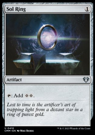 (410) Magic The Gathering Commander Masters Single: Sol Ring Holo Uncommon
