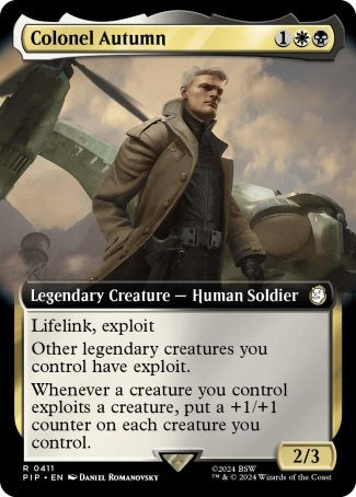 (411) Magic The Gathering Universes Beyond: Fallout: Extras Single: Colonel Autumn (V.1) Holo Rare