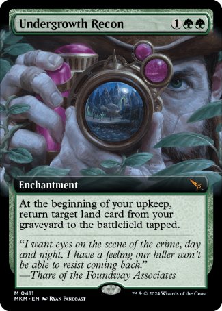 (411) Magic The Gathering Murders at Karlov Manor: Extras Single: Undergrowth Recon Mythic